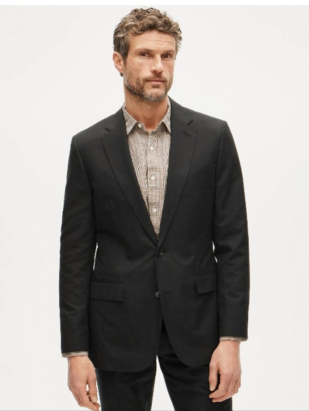 J Crew Ludlow Slim-fit suit jacket in Baird McNutt Irish cotton-linen blend
